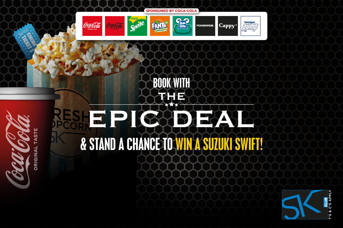 THE EPIC DEAL BOOK AND WIN. Book using your SK Club Card and win 2024 ...