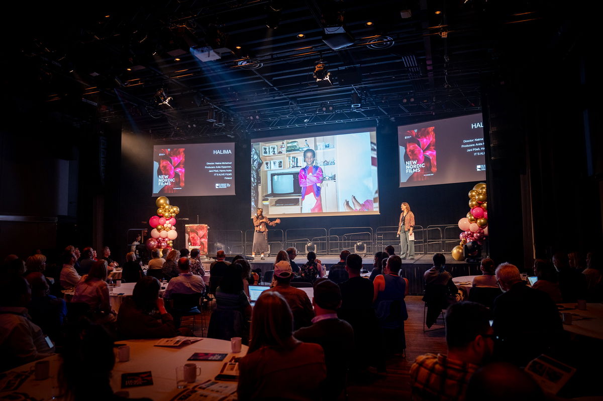Pitchen av HALIMA, prosjektet som vant Best Pitch Award i 2024. Foto: Grethe Nygaard