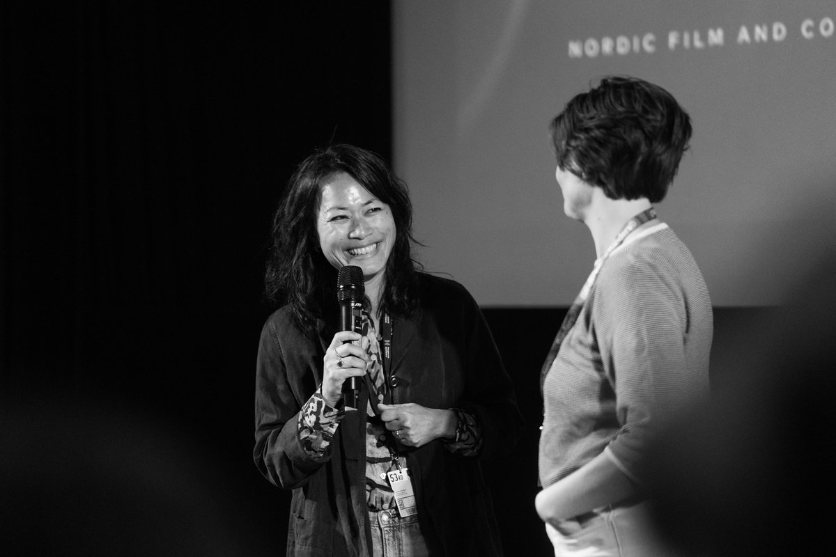 Linda Hambäck and Tonje Skar Reiersen presenting Dante as Work in Progress 2025. Photo by Grethe Nygaard