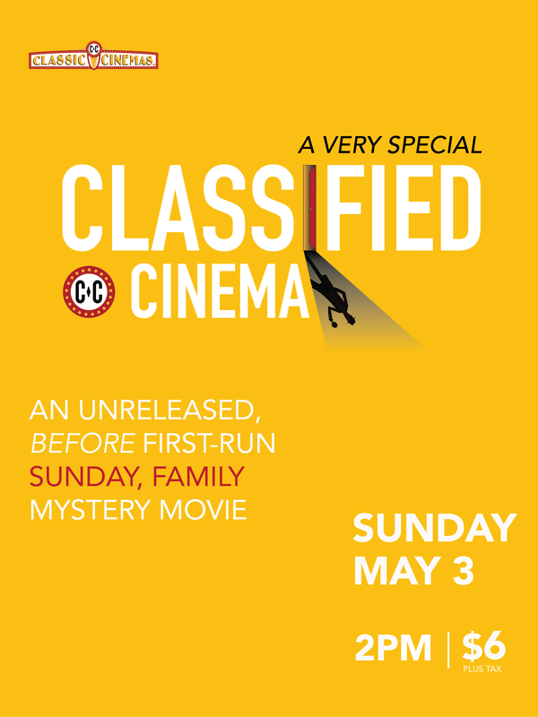 Classified Cinema: May 3rd