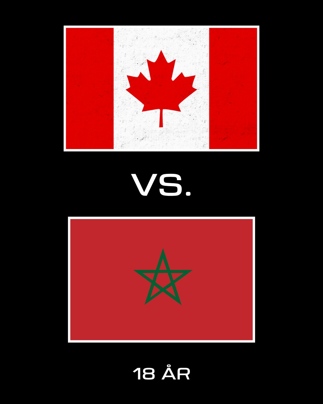 Fotball - VM | Åttedelsfinale CANADA vs. MAROKKO Dørene åpner 18.00 | Kun 190,-