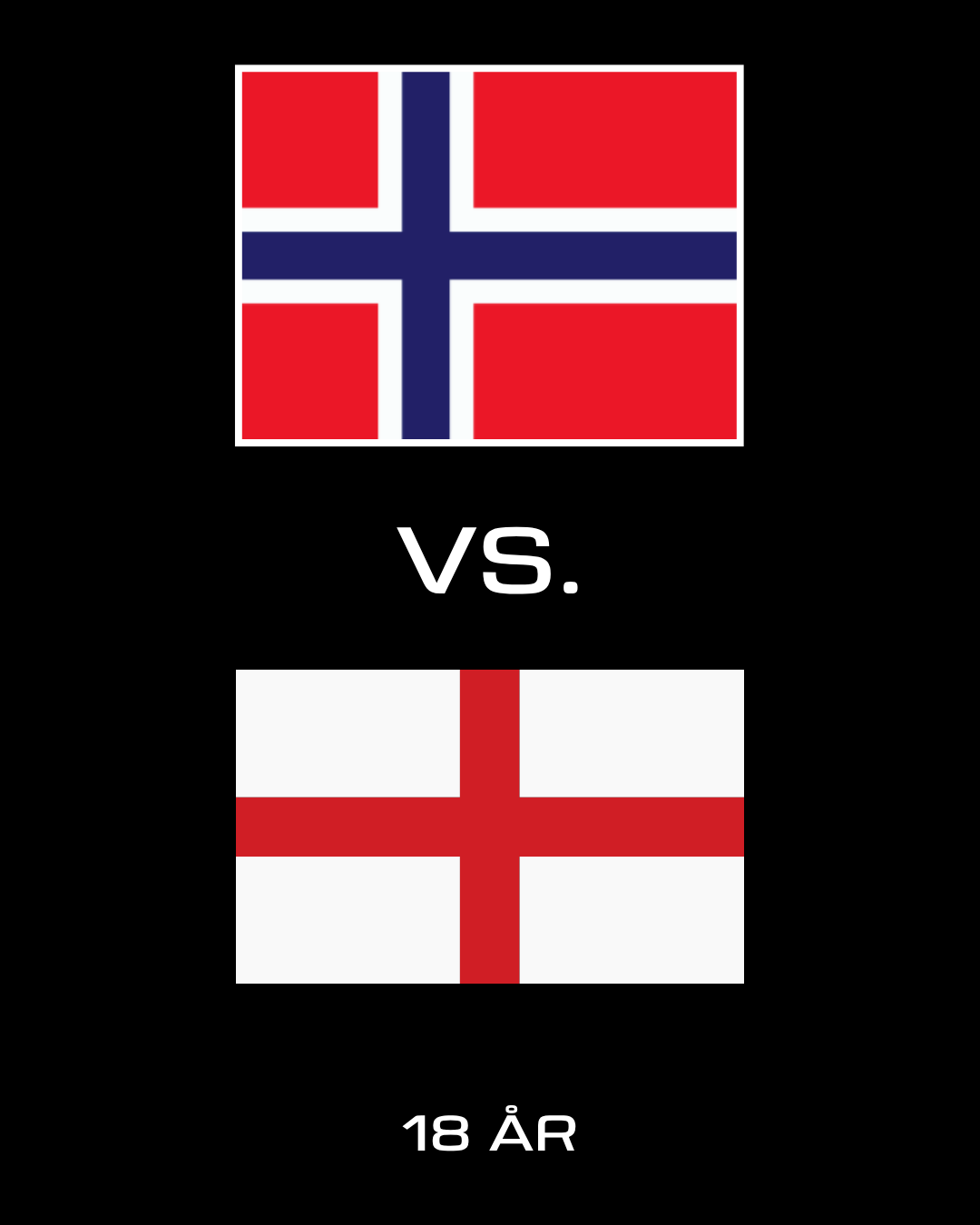 Fotball - VM Kvartfinale Norge vs. England 18 år Dørene åpner 21.30