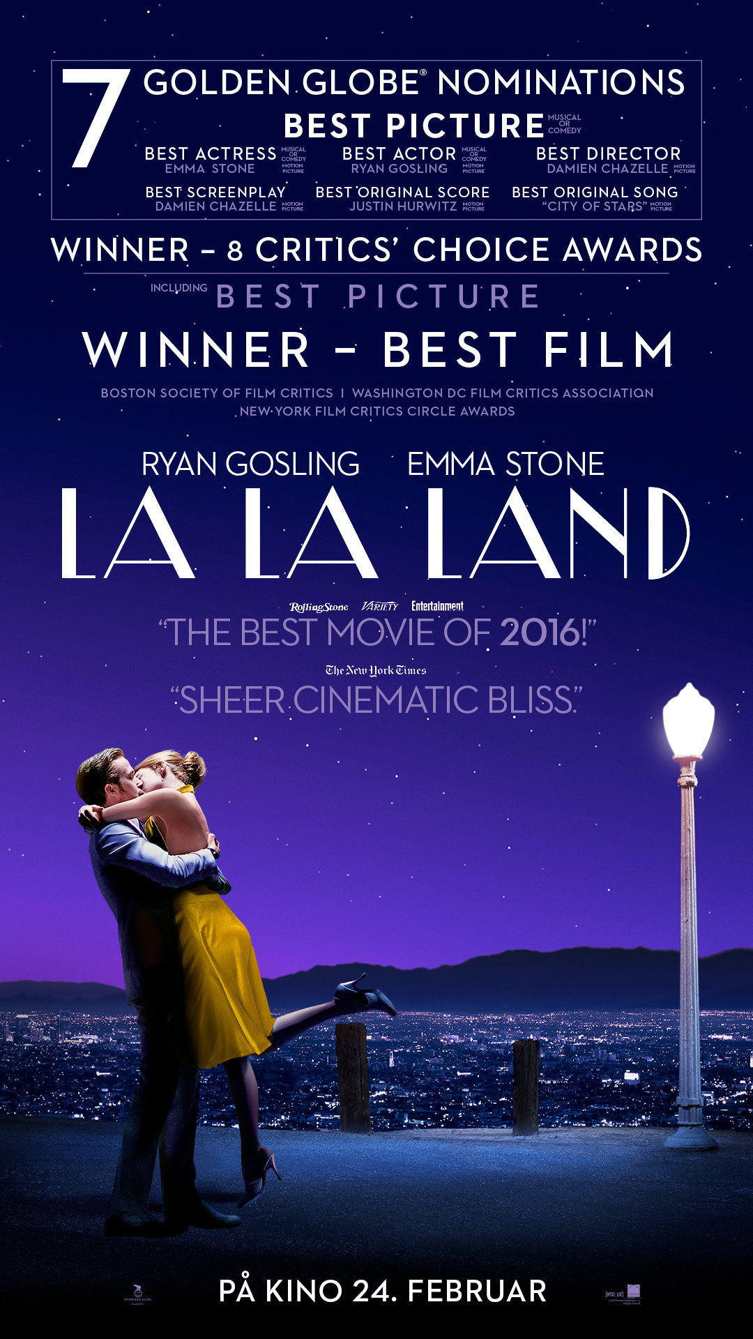La La Land settes opp lørdag 26. september.
