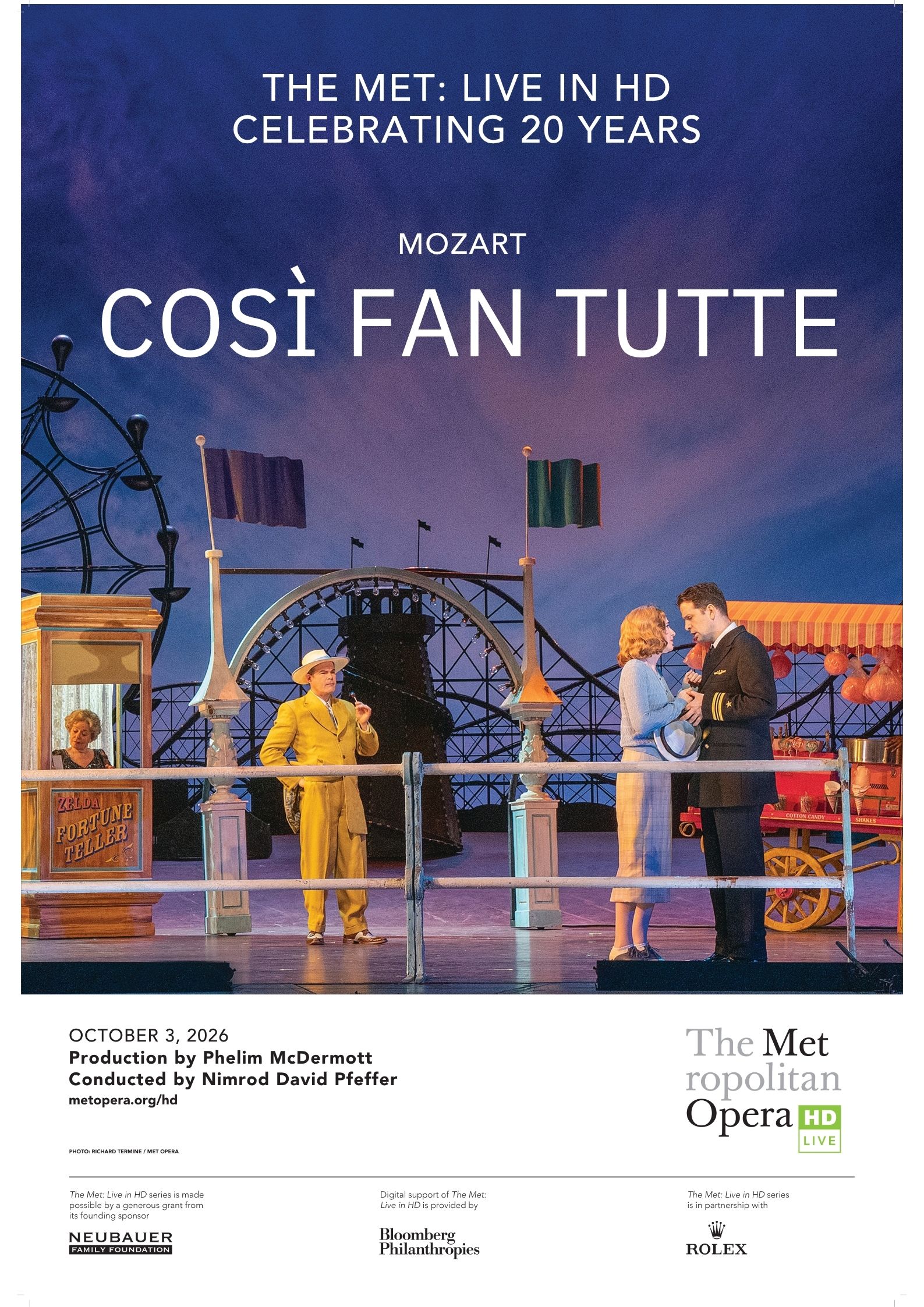 The Met Opera: COSÌ FAN TUTTE (Mozart)