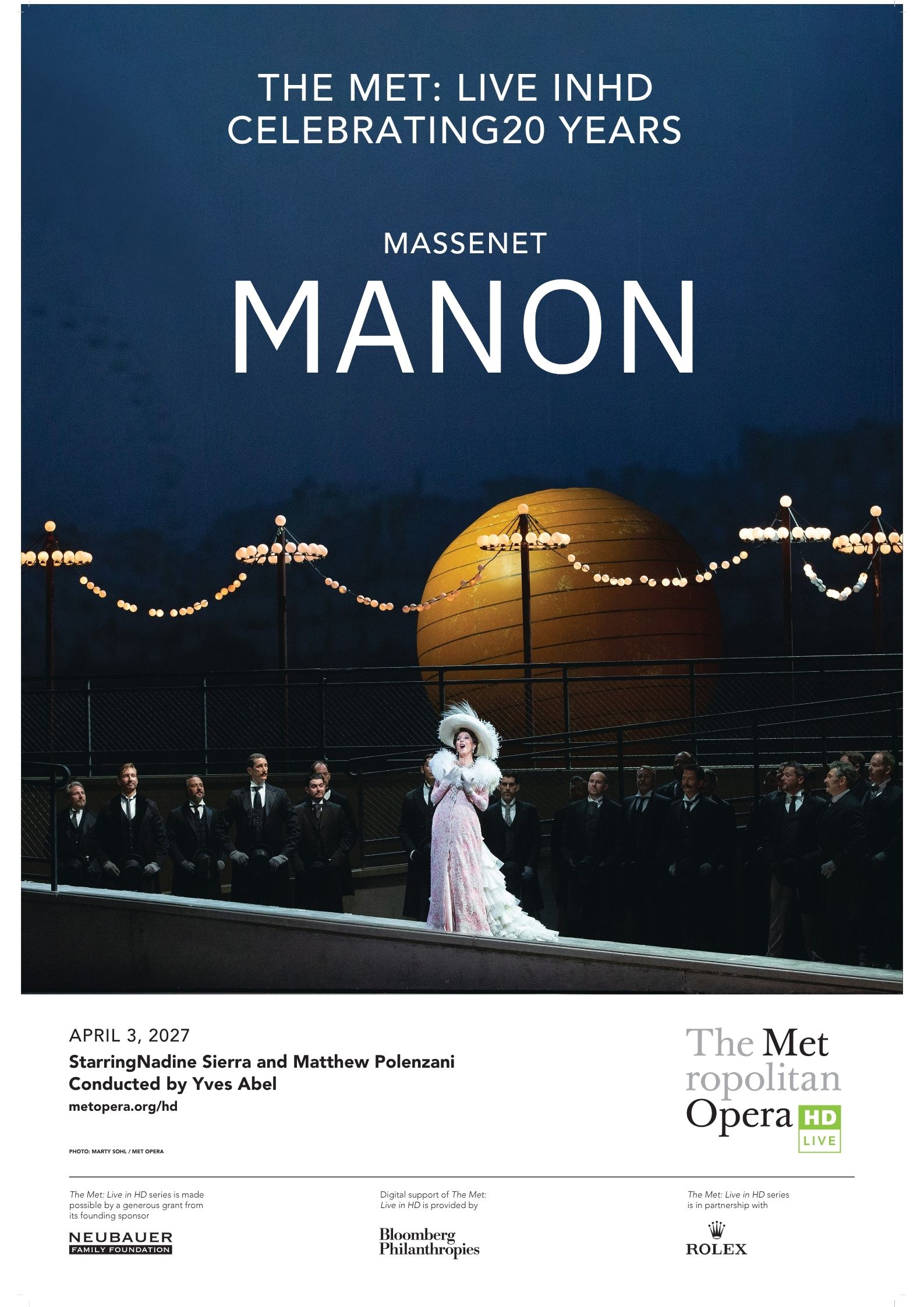 The Met Opera: MANON (Massenet)