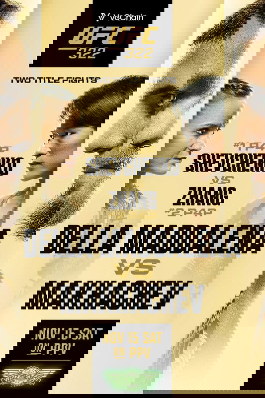 UFC 322: Della Maddalena vs. Makhachev